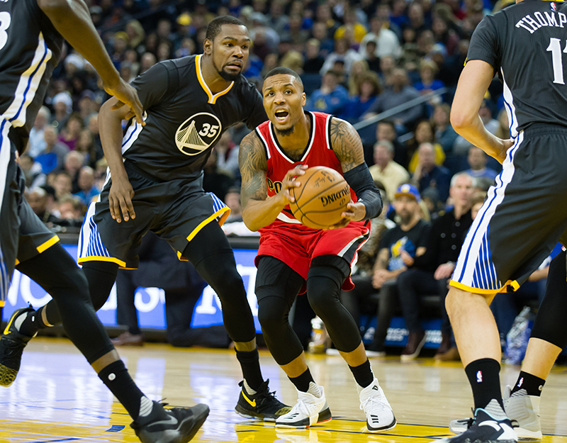 NBA: Portland Trail Blazers at Golden State Warriors