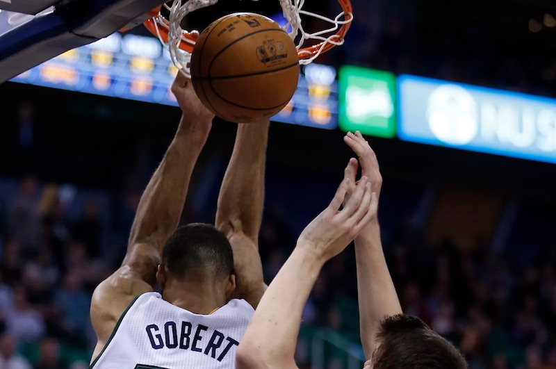 22 pts, 11 rbds et 4 cts pour Rudy Gobert