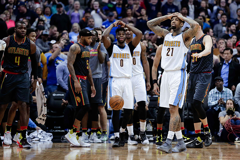 NBA: Atlanta Hawks at Denver Nuggets