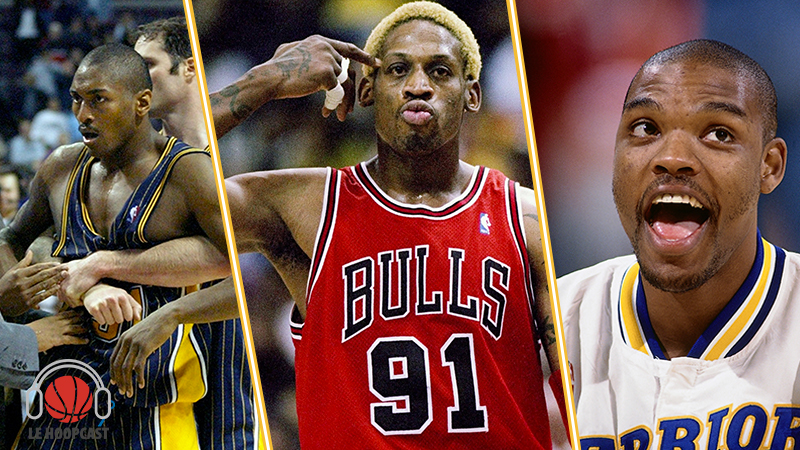 after hoop fous artest rodman