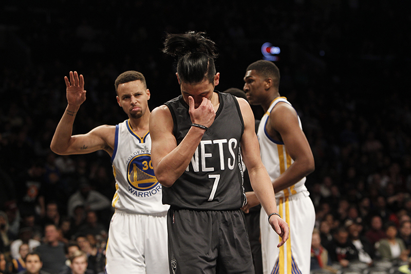NBA: Golden State Warriors at Brooklyn Nets