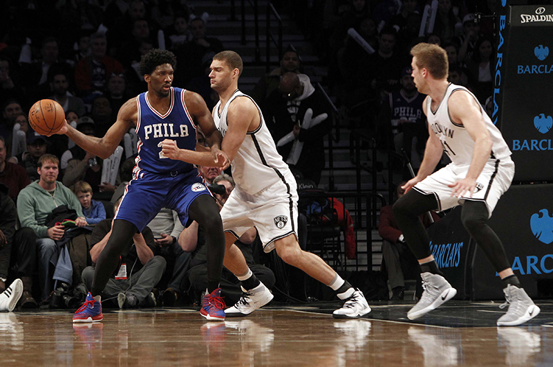 NBA: Philadelphia 76ers at Brooklyn Nets