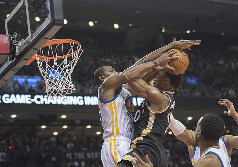 NBA: Golden State Warriors at Toronto Raptors