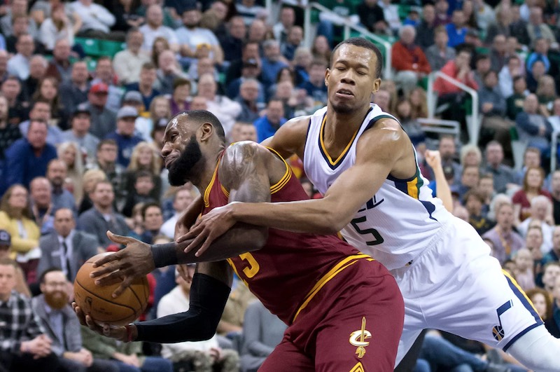Rudy Gobert et le Jazz s'offrent le scalp d'un LeBron James lâché par Kyrie Irving et Kevin Love