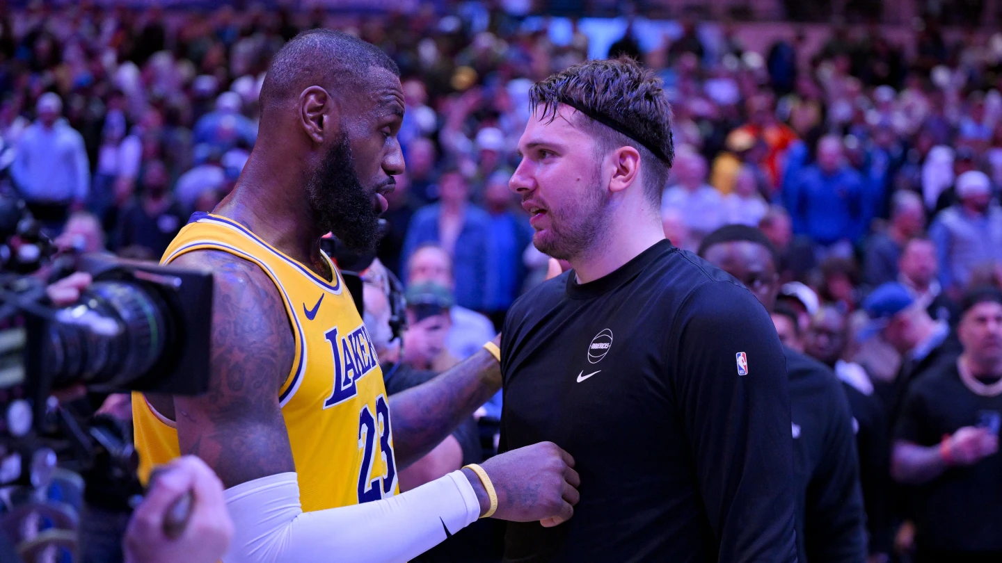lebron james luka doncic lakers