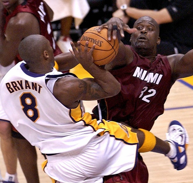 Shaquille O'Neal et Kobe Bryant