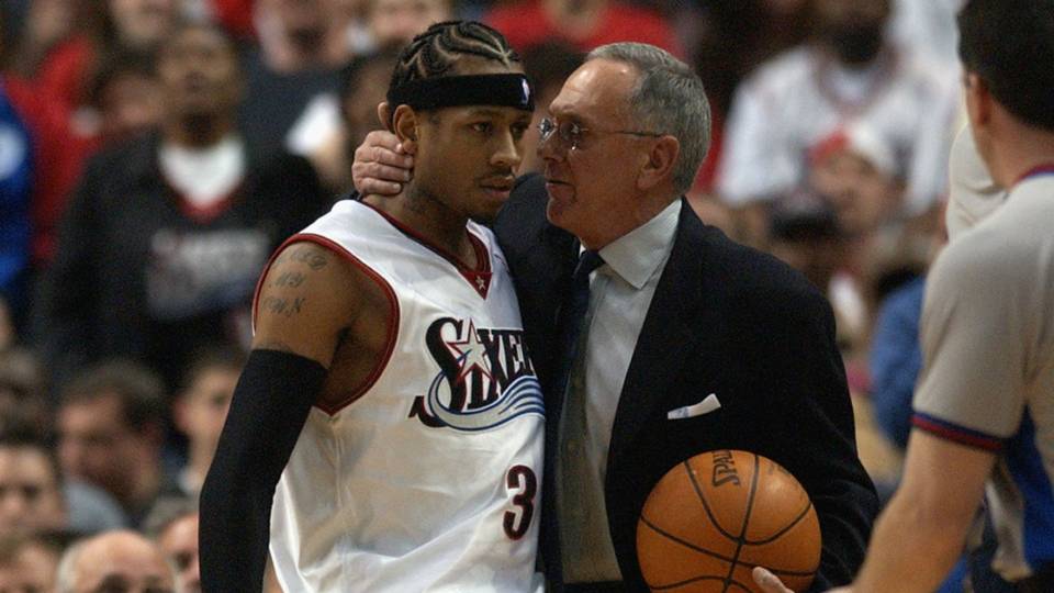 Allen Iverson lors du Game 7  de la finale de conférence 2001