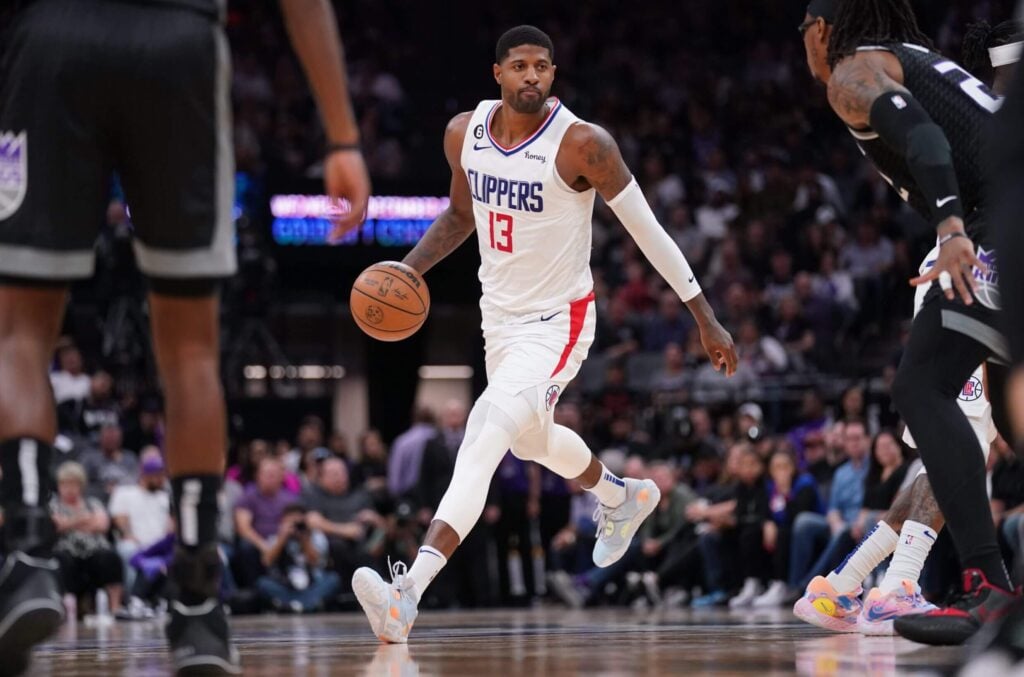 Paul George (Clippers) compile 40 points, 6 rebonds, 6 passes et 2 interceptions face aux Kings