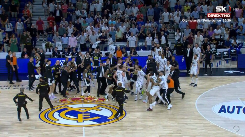 bagarre Euroleague