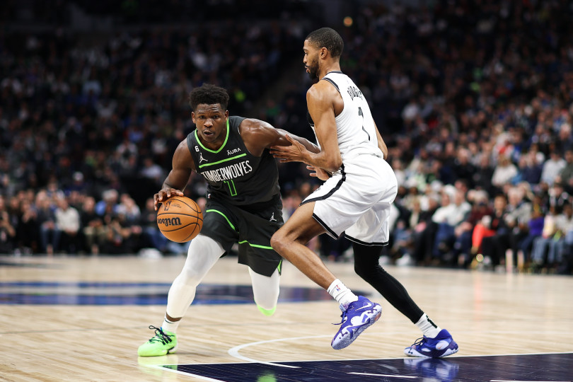 Anthony Edwards et Mikal Bridges