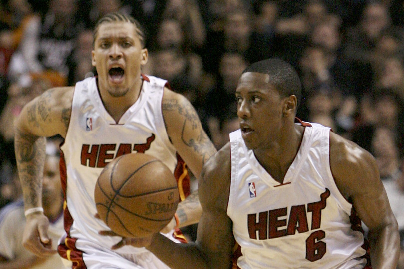 Mario Chalmers et Michael Beasley