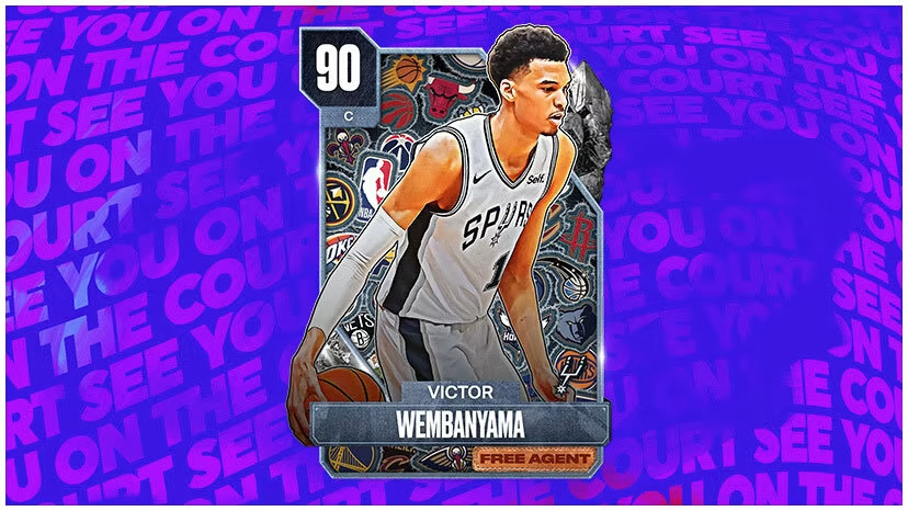 Wembanyama dans NBA 2K24