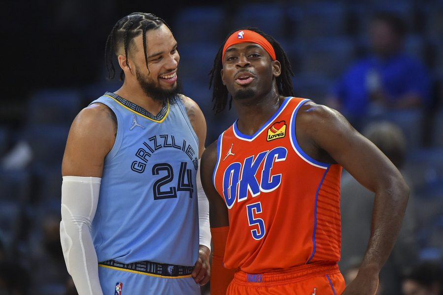 Lu Dort et Dillon Brooks, deux des NBAers du Canada