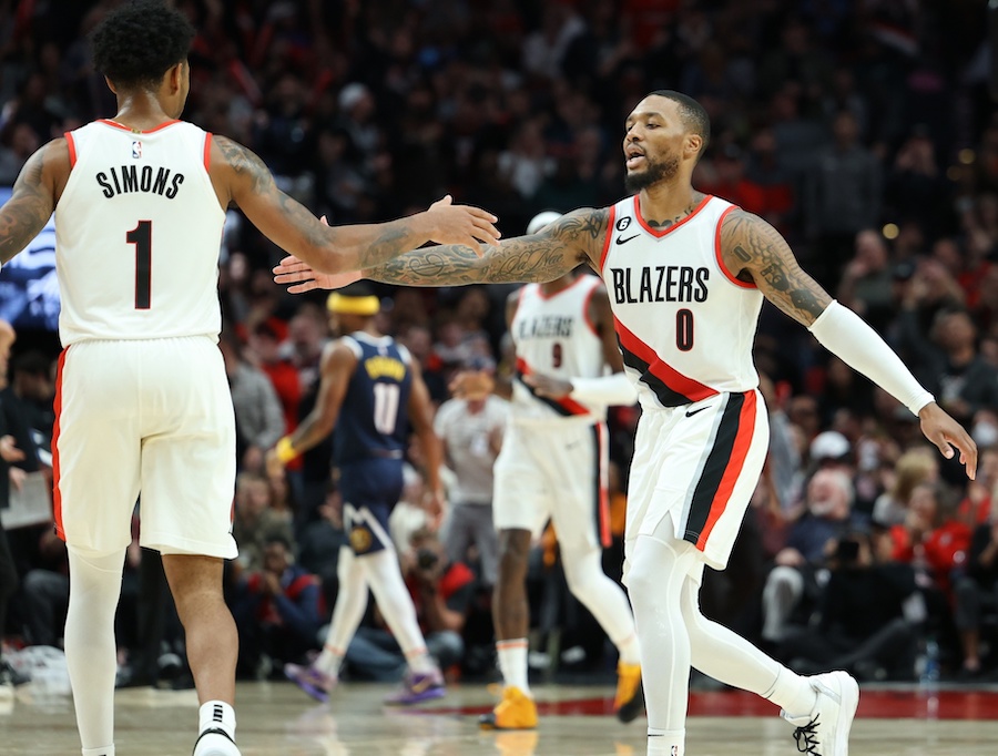 Damian Lillard Anfernee Simons