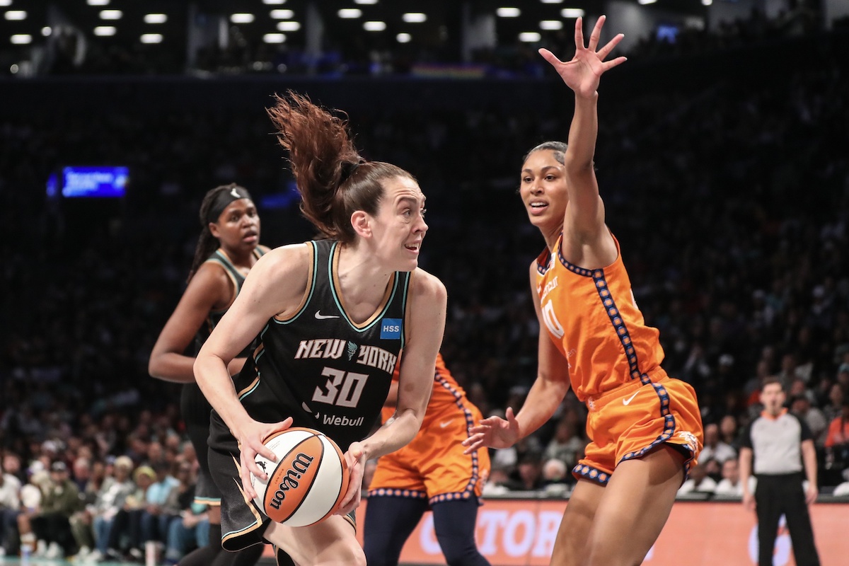 La joueuse du Liberty Breanna Stewart 