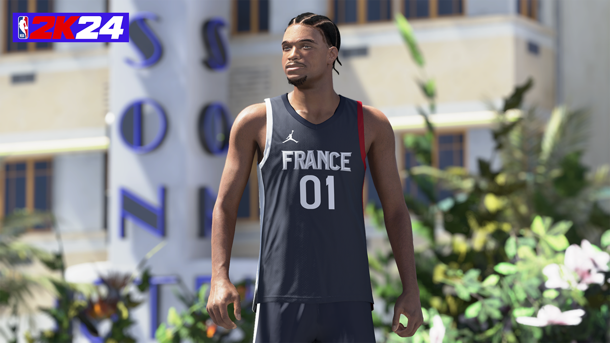 le maillot bleu dans NBA 2K24