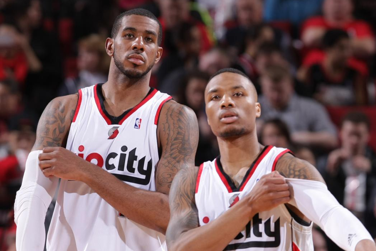 LaMarcus Aldridge et Damian Lillard