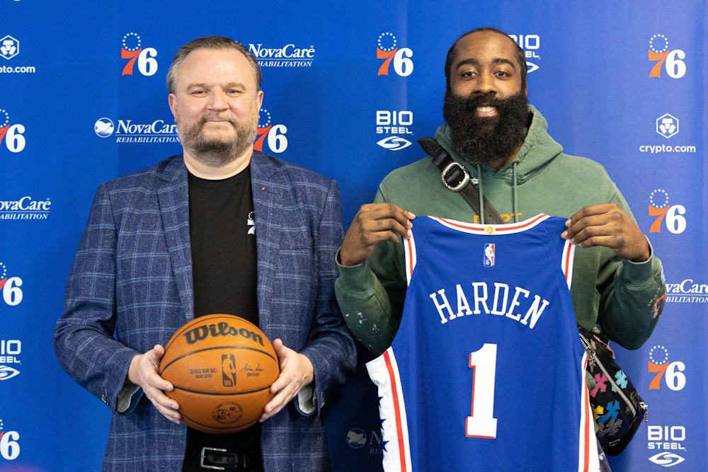 James Harden et Daryl Morey