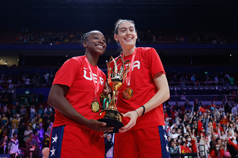 Jewell Loyd et Breanna Stewart