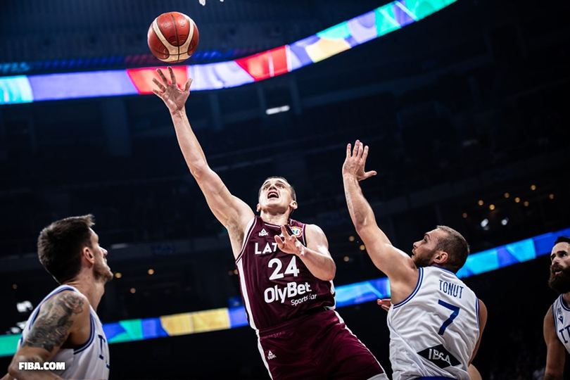 Andrejs Grazulis avec la Lettonie