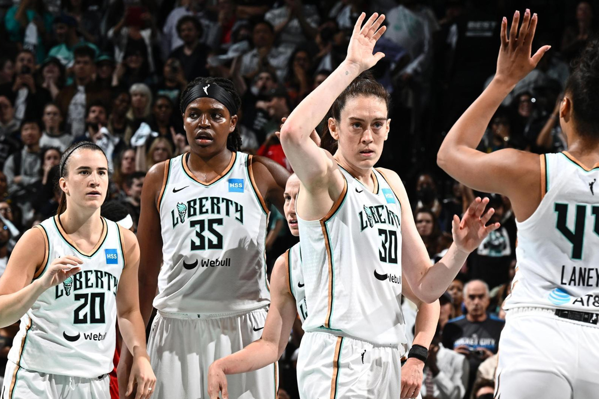 Le New York Liberty de Marine Johannès en demi-finales des playoffs WNBA