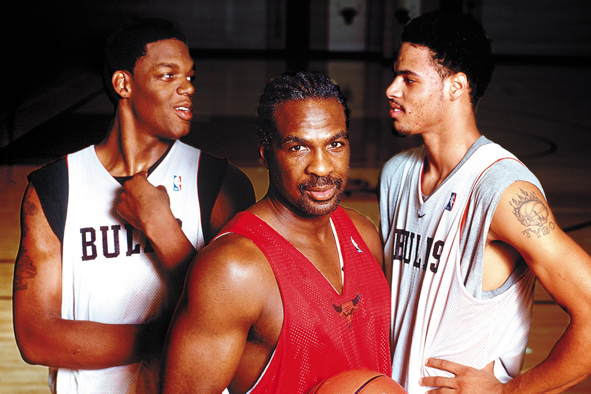 Tyson Chandler et Charles Oakley