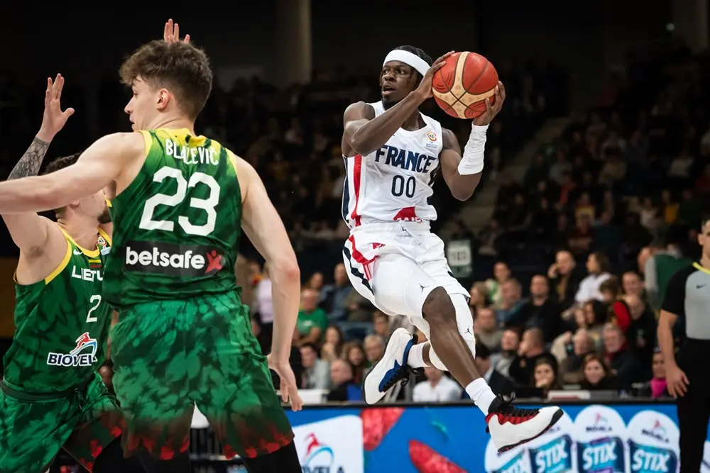 Sylvain Francisco avec les Bleus