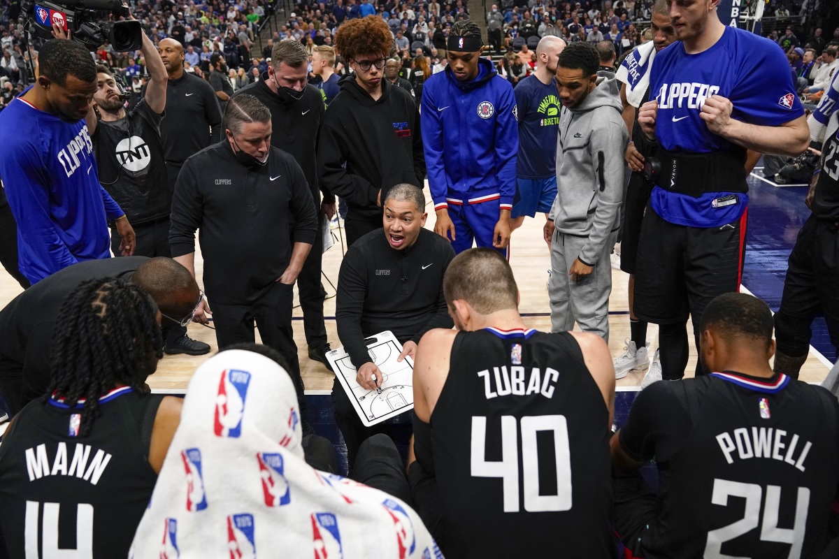 Les Clippers s'entraînent à la dur