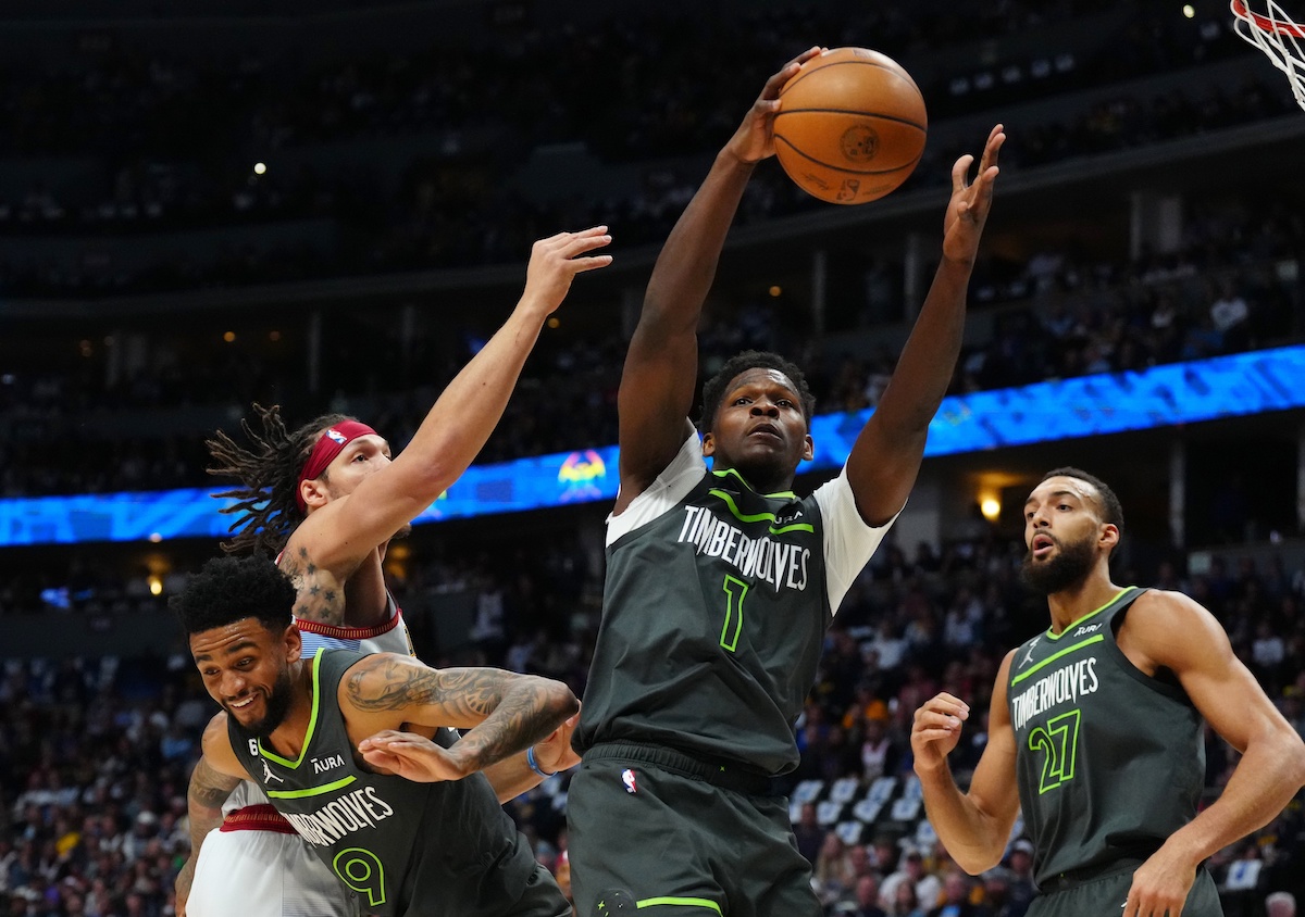 Anthony Edwards et Rudy Gobert