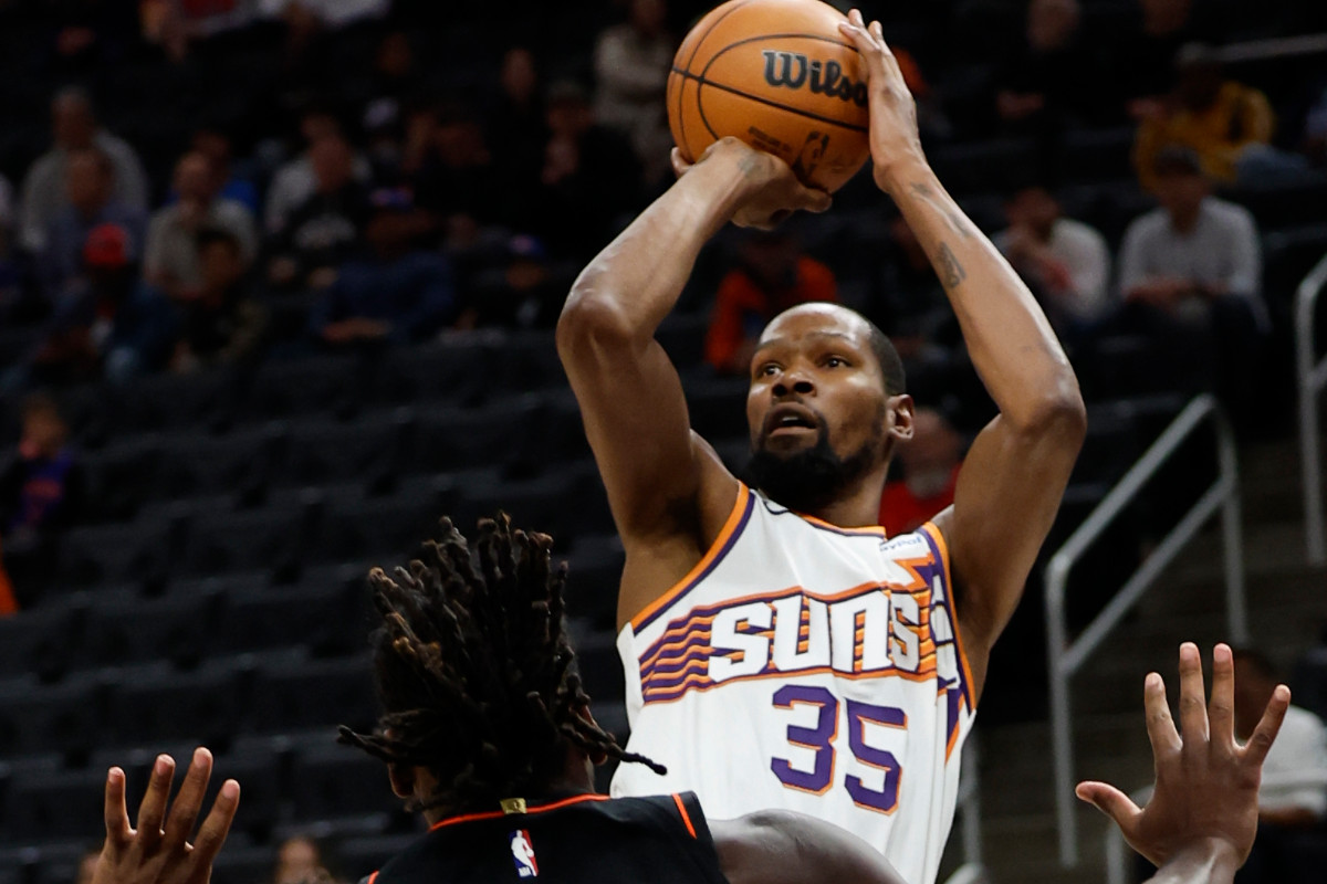 Kevin Durant et les Suns face aux Pistons
