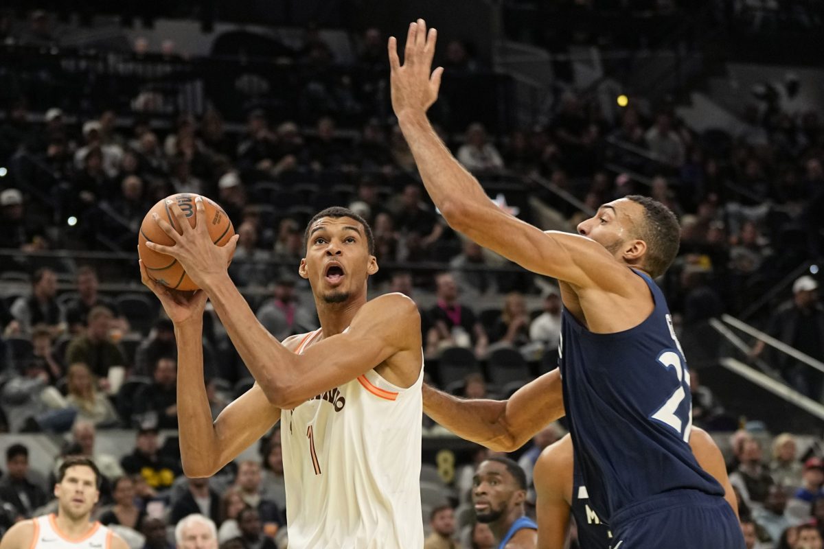 Victor Wembanyama et Rudy Gobert