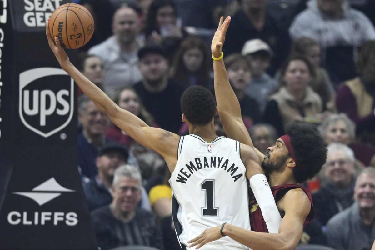 Victor Wembanyama avec les Spurs