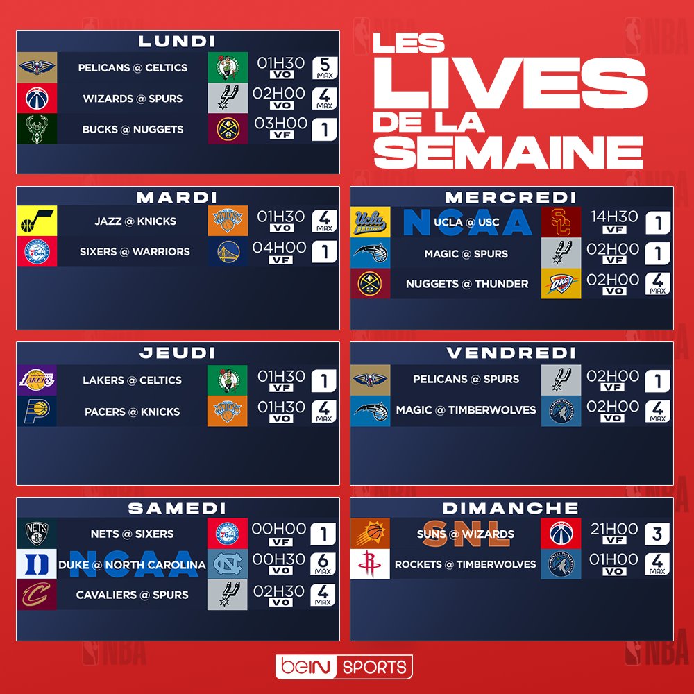 programme bein sports