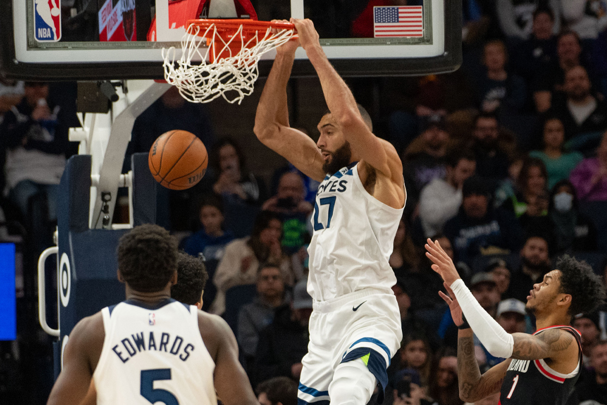 Rudy Gobert avec les Wolves