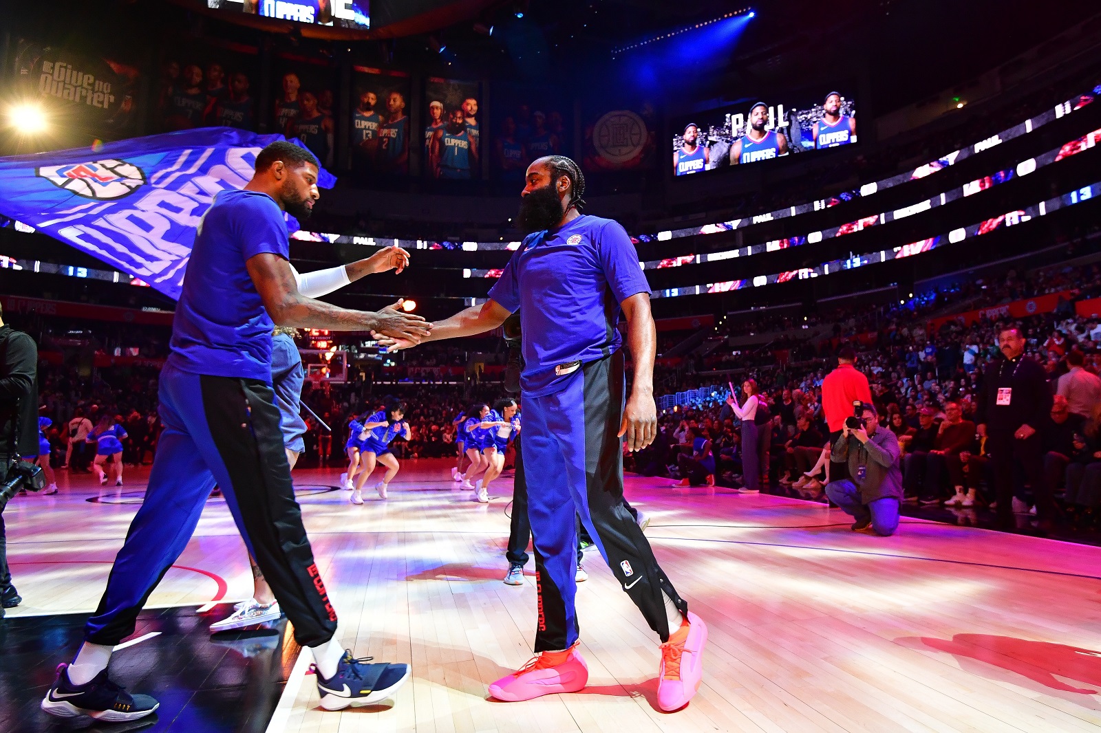 Paul George et James Harden (Los Angeles Clippers)