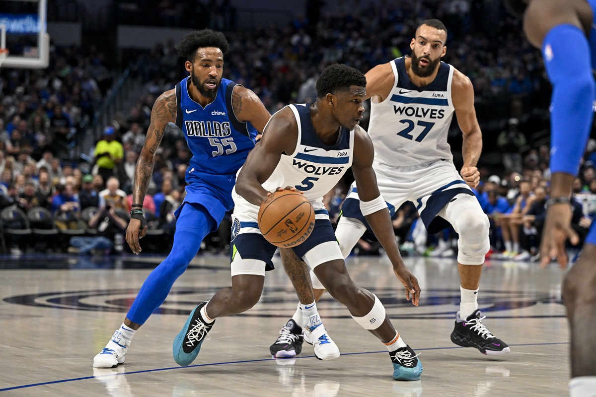 Anthony Edwards et Rudy Gobert