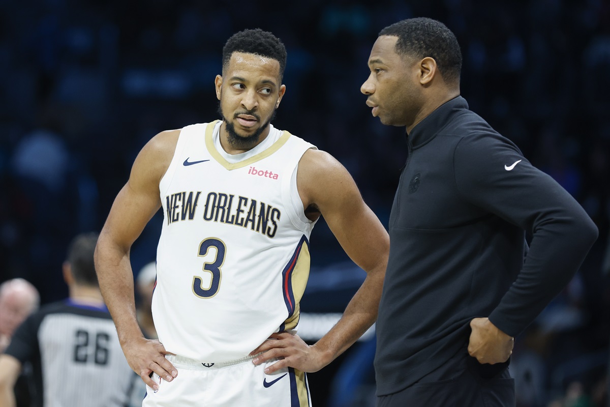 CJ McCollum et Willie Green Pelicans