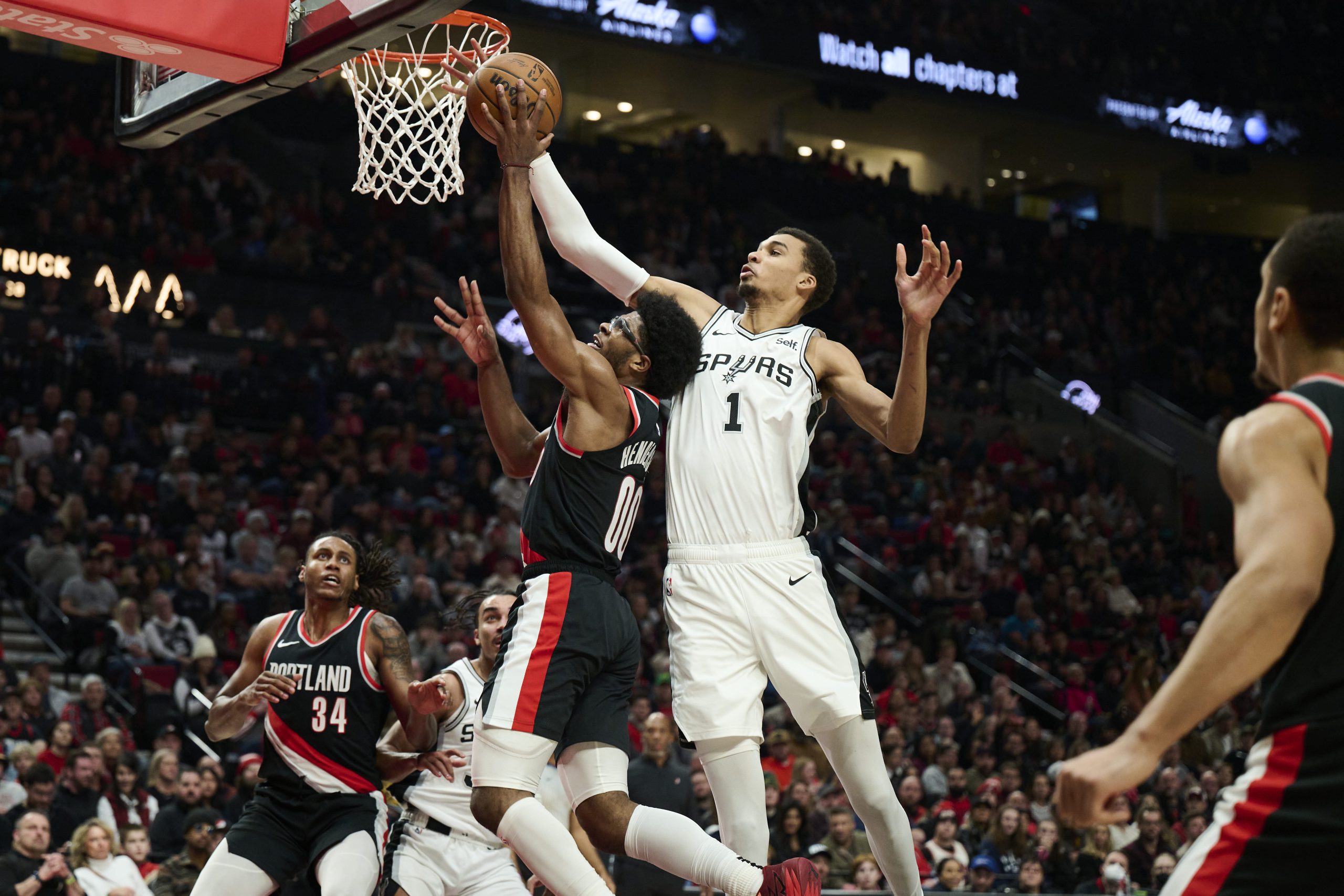 Victor Wembanyama avec les Spurs