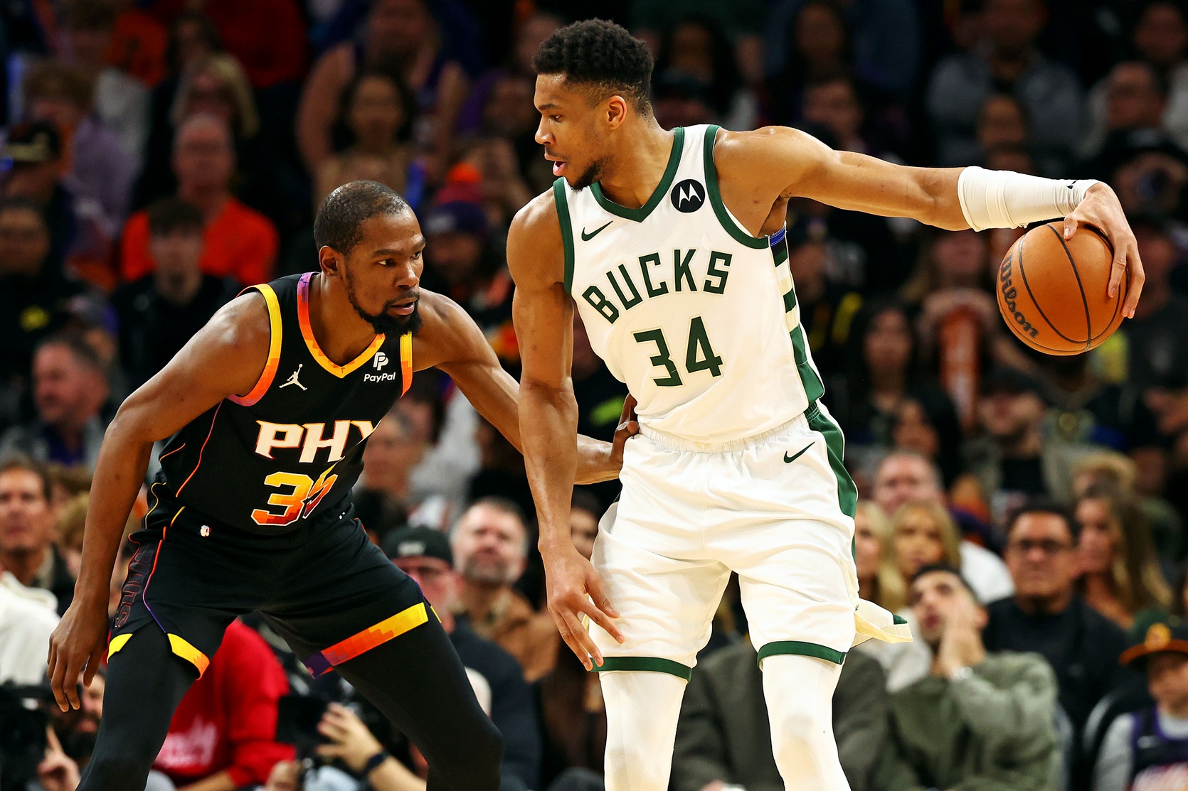 Kevin Durant et Giannis Antetokounmpo
