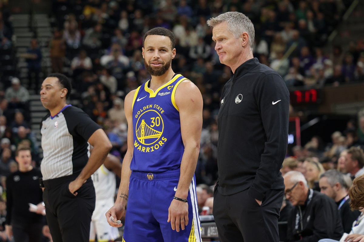 Stephen Curry et Steve Kerr