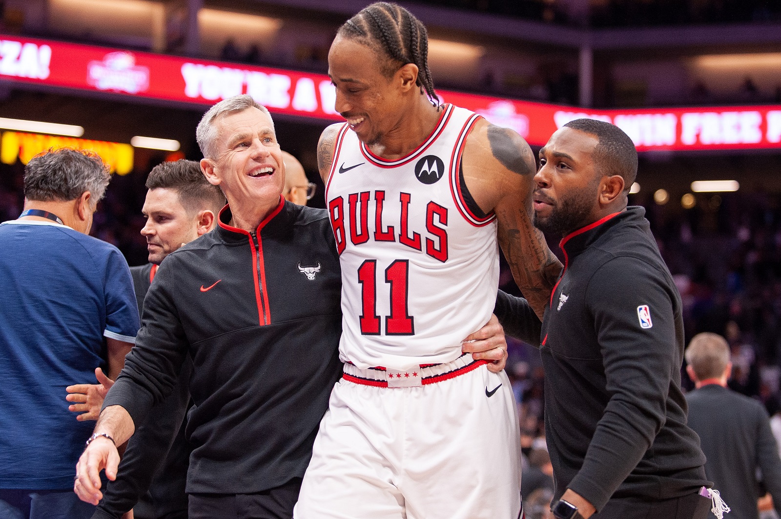 DeMar DeRozan (Bulls) après la victoire chez les Kings