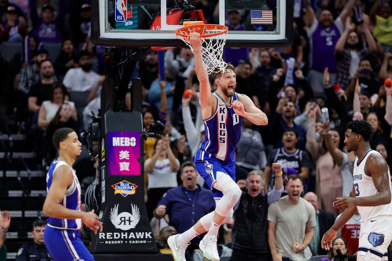 Domantas Sabonis (Kings) contre les Grizzlies