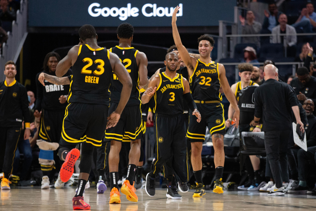 Les Warriors face aux Grizzlies