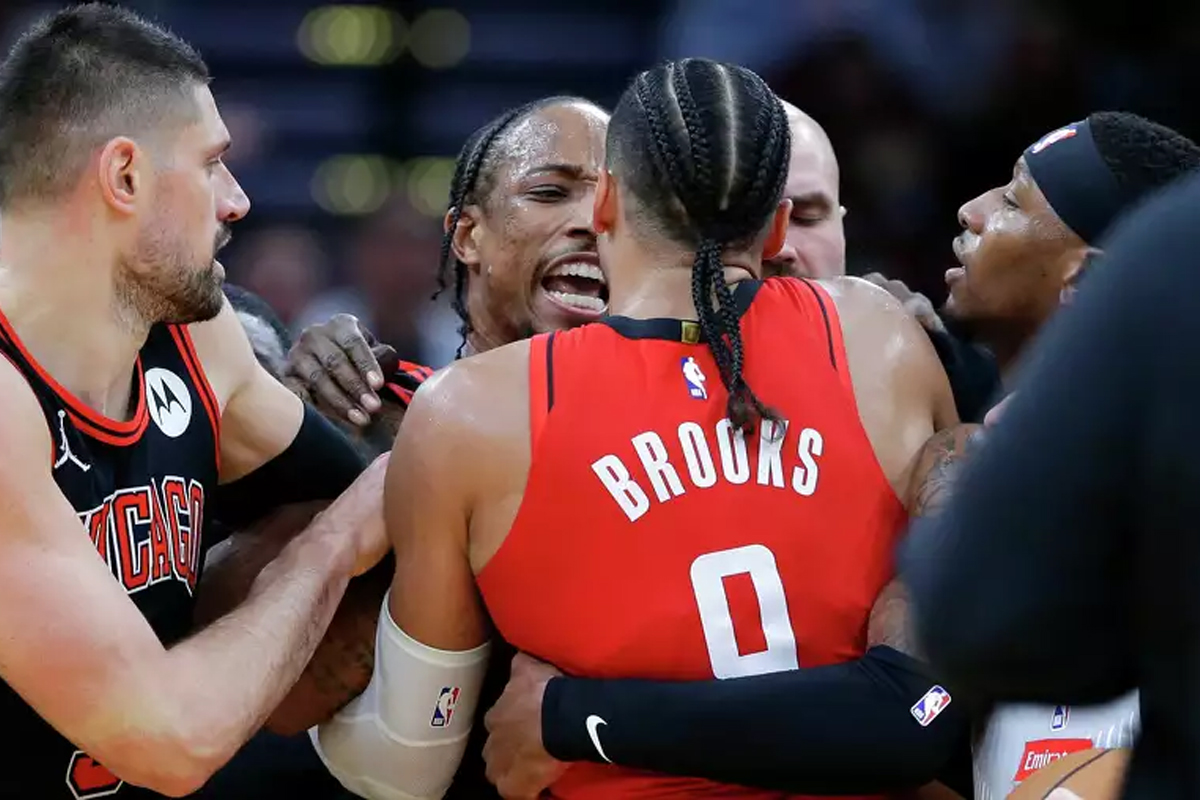 Dillon Brooks et DeMar DeRozan