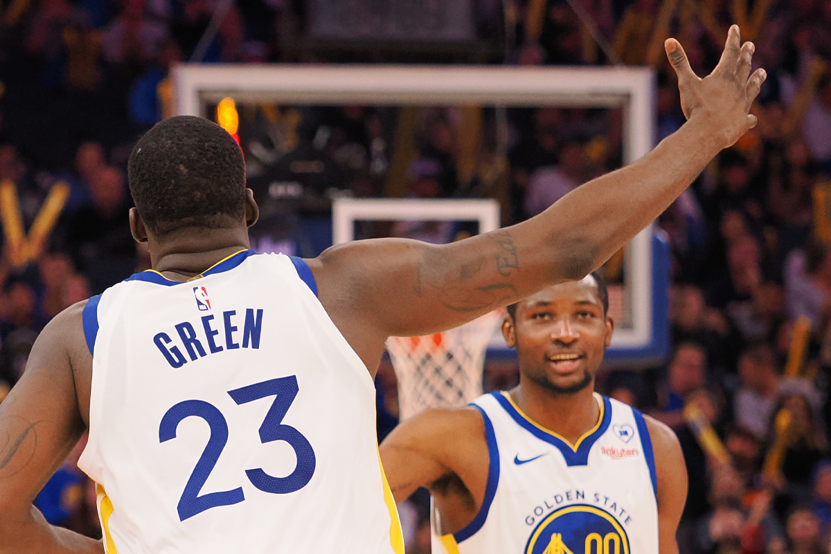 Draymond Green et Jonathan Kuminga
