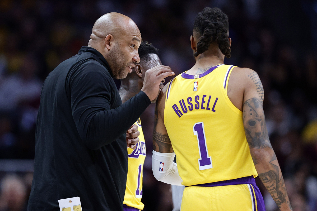 D'Angelo Russell et Darvin Ham