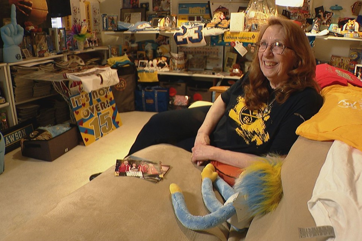 Vicki Ray, fan des Nuggets