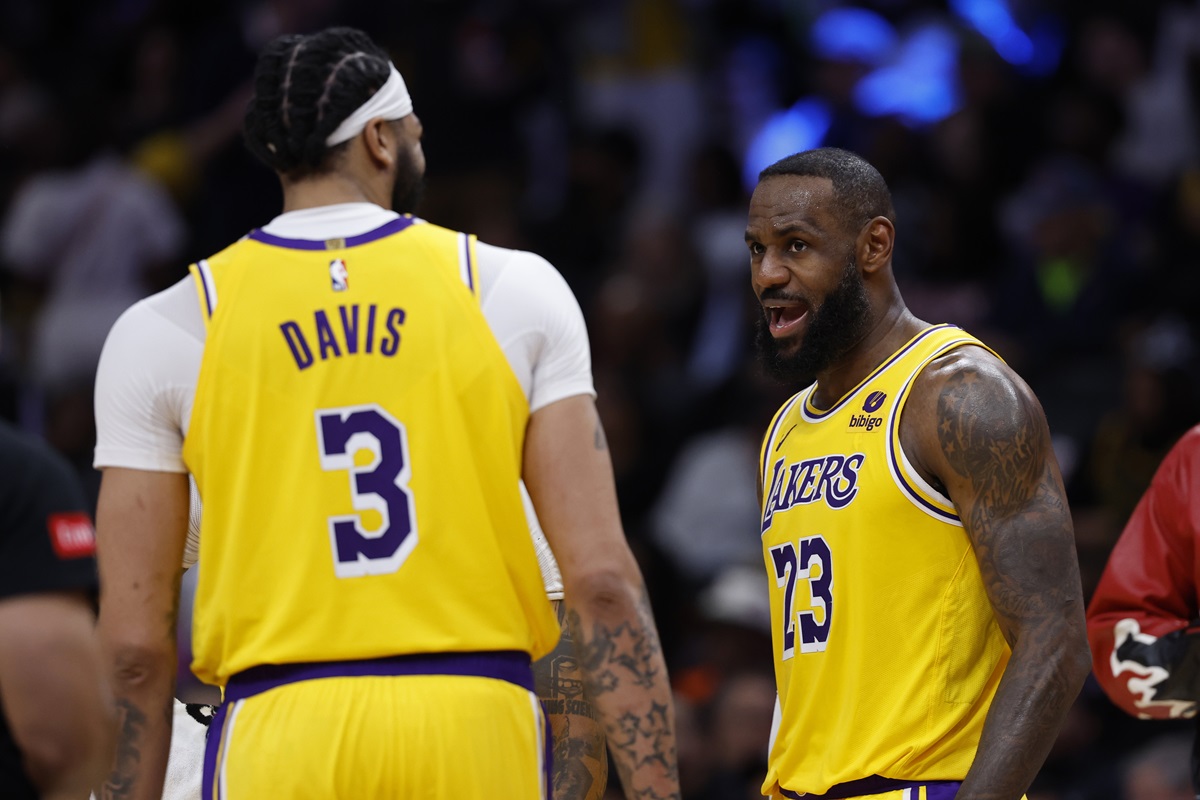 LeBron James et Anthony Davis Lakers