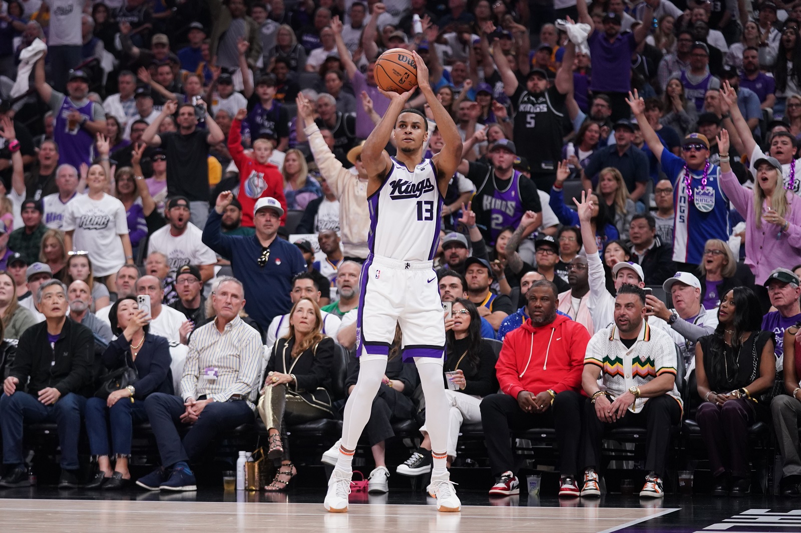 Keegan Murray (Kings) contre les Warriors