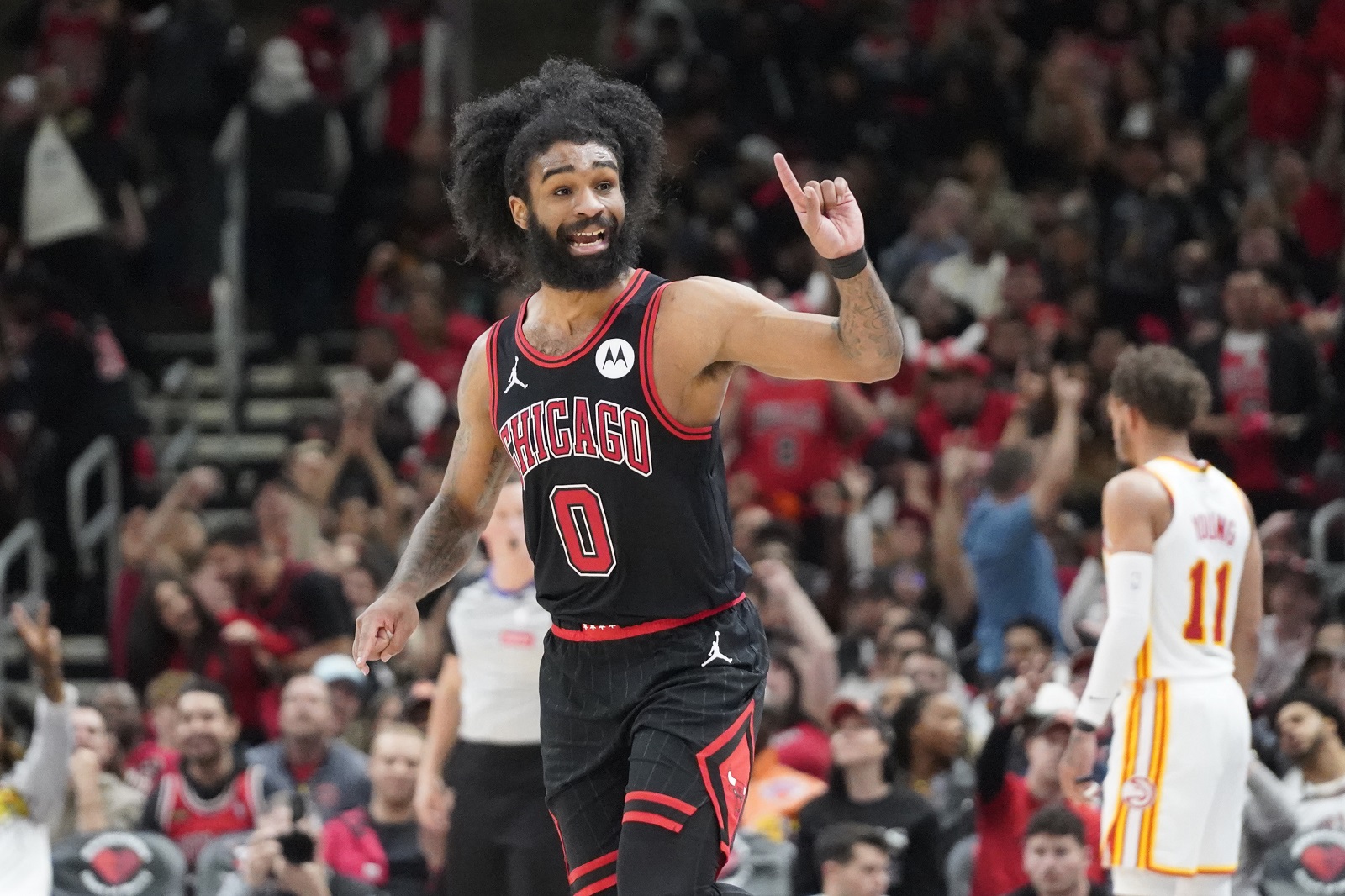 Coby White (Bulls) contre les Hawks